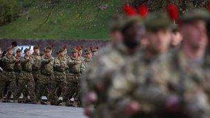 The Blackwatch homecoming parade