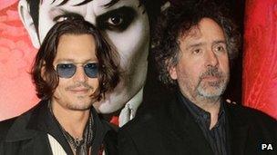 Johnny Depp and Tim Burton