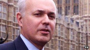 Work and Pensions Secretary Iain Duncan Smith