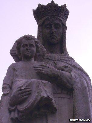 Statue to "Our Lady"