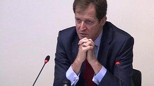 Alastair Campbell at the Leveson Inquiry