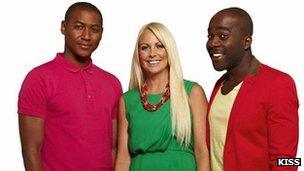 Kiss FM's Rickie, Charlie and Melvin