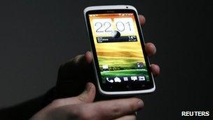 HTC One smartphone