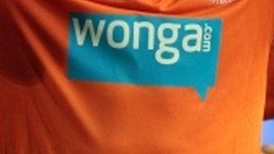 Wonga sponsorship on shirt