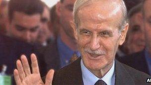 A photograph of Hafez Al Assad, father of President Bashar al Assad of Syria