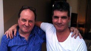 James Naughtie and Simon Cowell