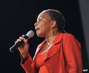 Christiane Taubira in Paris, 2 October 2011