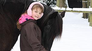 Rachel with her horse