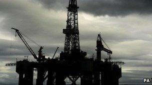 oil platform in Cromarty Firth