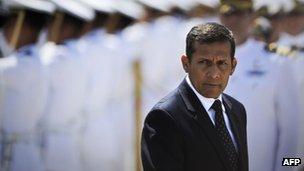 Peruvian President Ollanta Humala