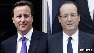 David Cameron and Francois Hollande