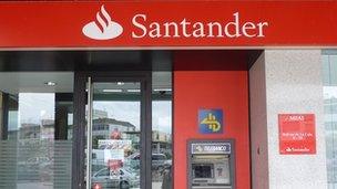 Santander branch in Spain