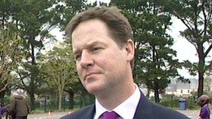 Nick Clegg in Cornwall