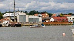 Whisstocks boatyard, Woodbridge