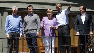 G8 leaders at Camp David