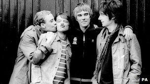 The Stone Roses - Reni, Mani, Ian Brown and John Squire