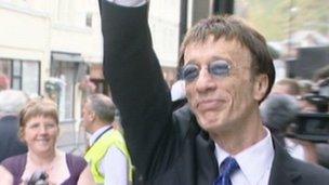 Robin Gibb in Isle of Man