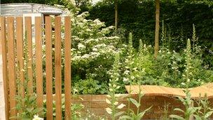 Caravan Club garden at the Chelsea Flower Show