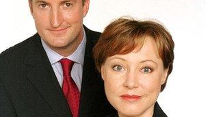 Guto Harri and Sian Williams