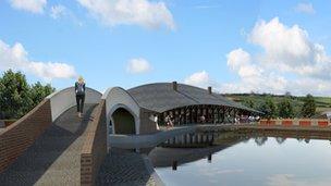 Artist's impression of Barby Pool Marina