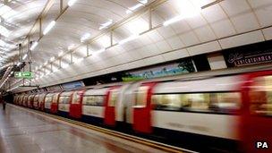 London Tube train