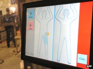 Airport body scanner