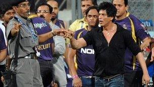 Shah Rukh Khan at Wankhede stadium