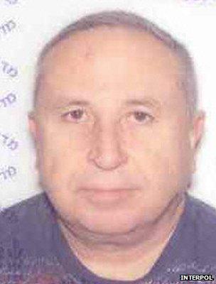 Photo of Moshe Harel on Interpol alert