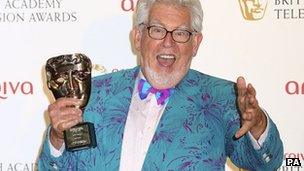 Rolf Harris says he was humbled by his Bafta fellowship