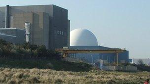 Sizewell A and B nuclear power stations