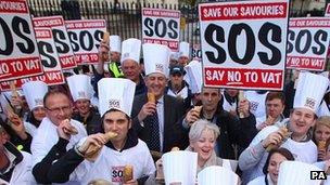 Pasty protesters