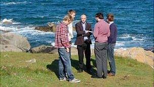 Students from Exeter University studying renewable energy in Guernsey