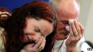 Mairead and Mick Philpott at a previous news conference