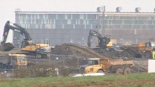 Site preparation work for Hinkley Point C