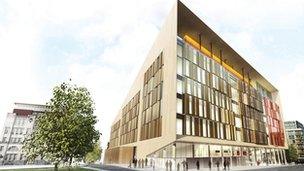 Artist's impression of the University of Strathclyde's Technology and Innovation Centre