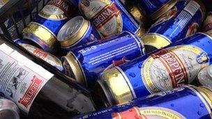 Vergina beer cans