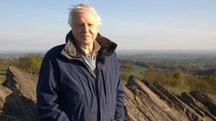 David Attenborough in Charnwood Forest