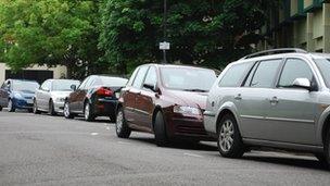 On-street parking in Coventry's city centre