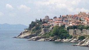 A view of Kavala, Greece