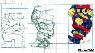 Early Mario designs