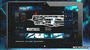 Halo 4 SmartGlass tablet screenshot