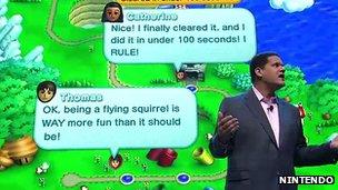 Nintendo comments demonstration