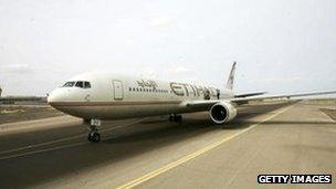 Etihad Airways plane