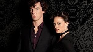 Sherlock stars Benedict Cumberbatch and Lara Pulver