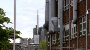 Cooling tower in Edinburgh