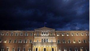 Greek parliament