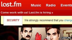 Last.fm screenshot