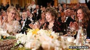 Meryl Streep, Shirley MacLaine and Julia Roberts