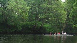 Rowers on the River Wear