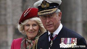 The Prince of Wales and Duchess of Cornwall